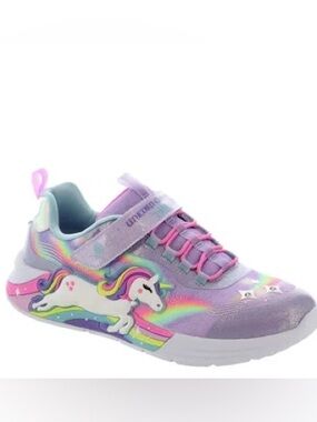 Skechers Unicorn Chaser Light-Up Sneaker Slip On Kids' Size 3 NEW